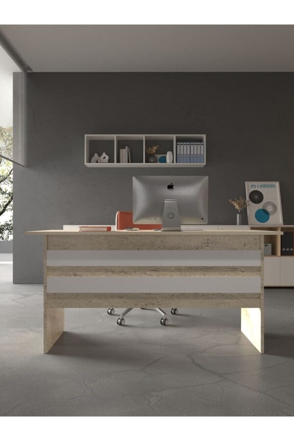 Festival Ofis Masası - OFİS-1-8-1-160X90 Beyaz - Beyaz