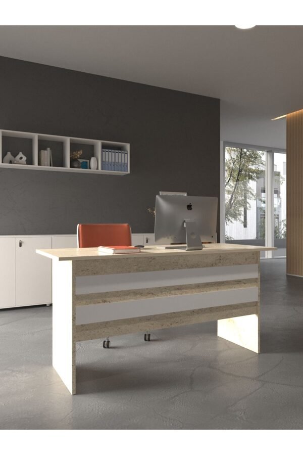Festival Ofis Masası - OFİS-1-8-1-160X90 Beyaz - Beyaz