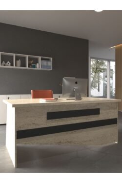 Festival Ofis Masası - OFİS-10-8-4-120X75 Beyaz - Antrasit