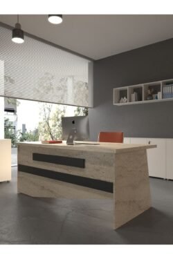Festival Ofis Masası - OFİS-9-8-4-120X75 Beyaz - Antrasit