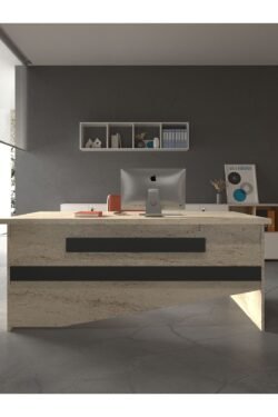 Festival Ofis Masası - OFİS-9-8-4-120X75 Beyaz - Antrasit