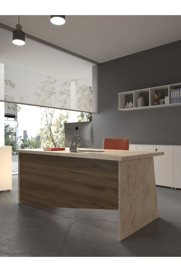 Festival Ofis Masası - OFİS-5-8-2-180X75 Beyaz - Ceviz
