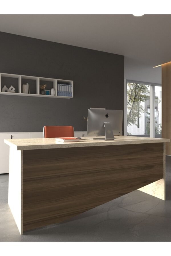 Festival Ofis Masası - OFİS-5-8-2-180X75 Beyaz - Ceviz
