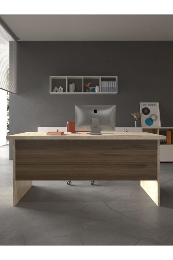 Festival Ofis Masası - OFİS-2-8-2-180X90 Beyaz - Ceviz