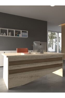 Festival Ofis Masası - OFİS-4-8-2-160X90 Beyaz - Ceviz