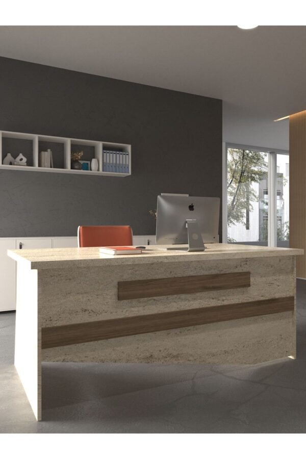 Festival Ofis Masası - OFİS-10-8-2-120X60 Beyaz - Ceviz