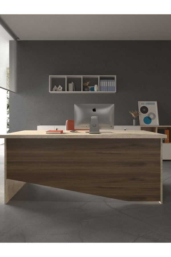 Festival Ofis Masası - OFİS-7-8-2-180X75 Beyaz - Ceviz