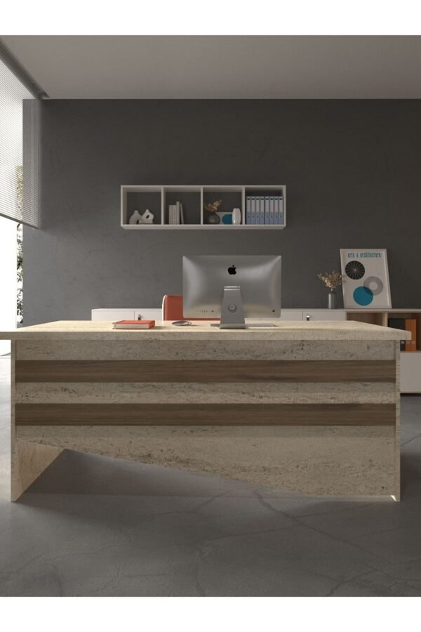 Festival Ofis Masası - OFİS-6-8-2-140X60 Beyaz - Ceviz