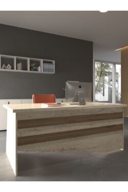 Festival Ofis Masası - OFİS-6-8-2-160X60 Beyaz - Ceviz