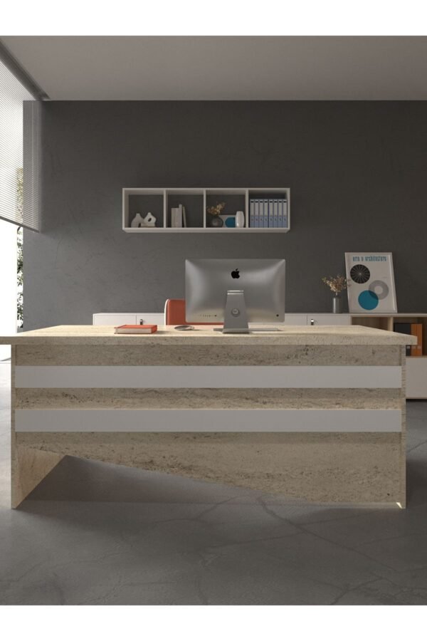 Festival Ofis Masası - OFİS-6-8-1-180X90 Beyaz - Beyaz