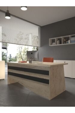 Festival Ofis Masası - OFİS-6-8-4-120X60 Beyaz - Antrasit