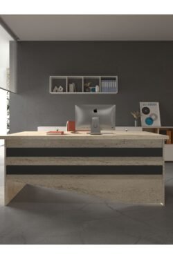 Festival Ofis Masası - OFİS-6-8-4-120X60 Beyaz - Antrasit