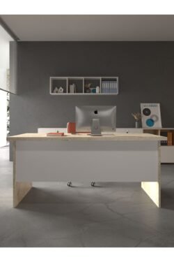 Festival Ofis Masası - OFİS-2-8-1-180X90 Beyaz - Beyaz