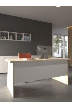 Festival Ofis Masası - OFİS-2-8-1-180X90 Beyaz - Beyaz