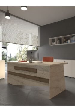 Festival Ofis Masası - OFİS-9-8-2-140X60 Beyaz - Ceviz