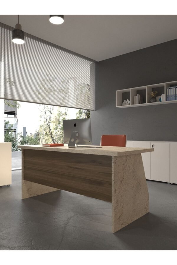 Festival Ofis Masası - OFİS-2-8-2-120X90 Beyaz - Ceviz