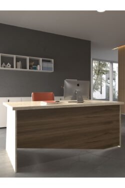 Festival Ofis Masası - OFİS-7-8-2-120X90 Beyaz - Ceviz