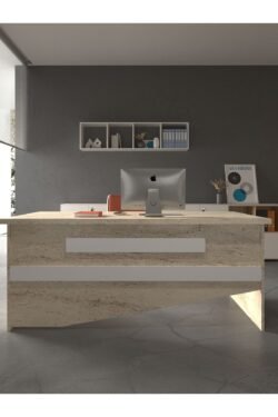 Festival Ofis Masası - OFİS-9-8-1-180X60 Beyaz - Beyaz