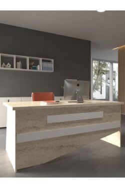 Festival Ofis Masası - OFİS-9-8-1-180X60 Beyaz - Beyaz