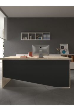 Festival Ofis Masası - OFİS-7-8-4-120X60 Beyaz - Antrasit