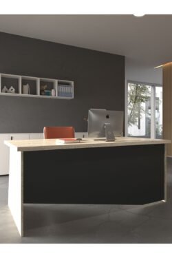Festival Ofis Masası - OFİS-7-8-4-120X60 Beyaz - Antrasit