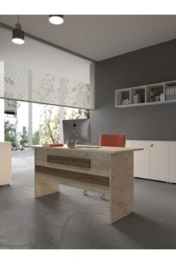 Festival Ofis Masası - OFİS-8-8-2-120X90 Beyaz - Ceviz