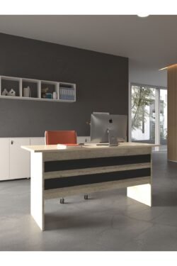 Festival Ofis Masası - OFİS-1-8-4-140X90 Beyaz - Antrasit