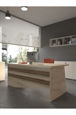 Festival Ofis Masası - OFİS-4-8-2-140X60 Beyaz - Ceviz