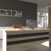 Festival Ofis Masası - OFİS-4-8-4-160X90 Beyaz - Antrasit