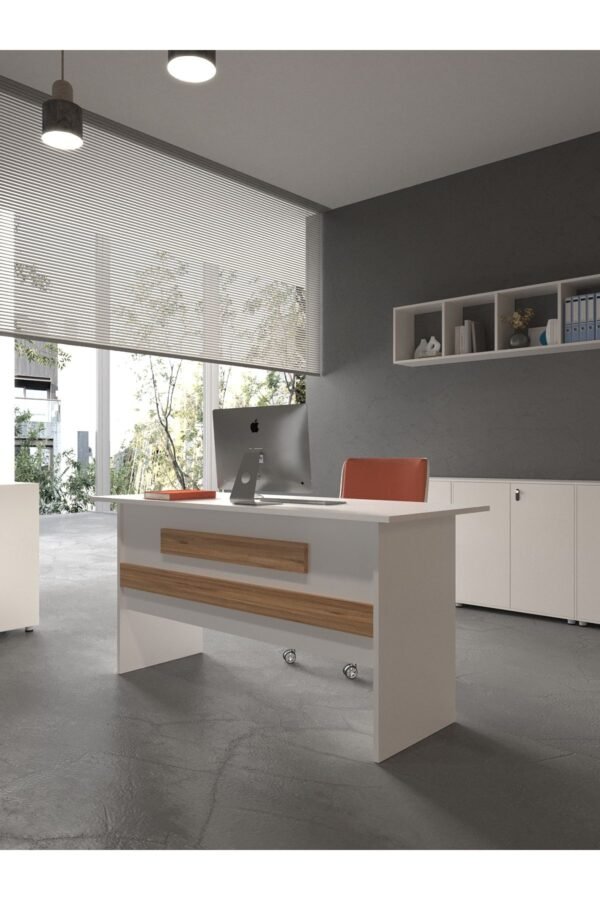 Festival Ofis Masası - OFİS-8-1-6-180X75 Beyaz - Çam
