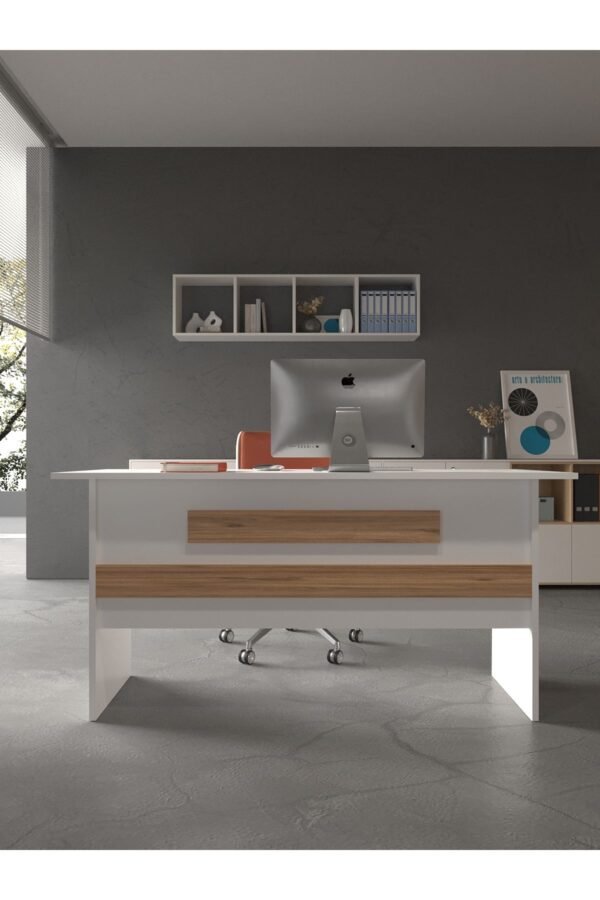Festival Ofis Masası - OFİS-8-1-6-180X75 Beyaz - Çam