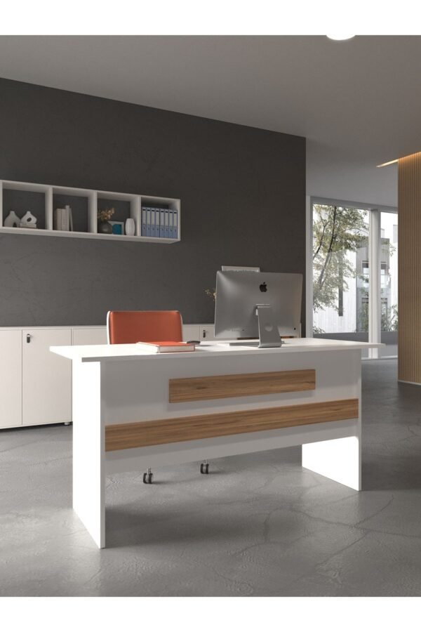 Festival Ofis Masası - OFİS-8-1-6-180X75 Beyaz - Çam