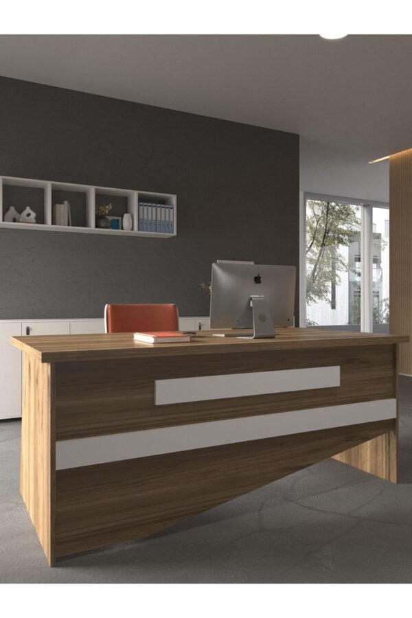 Festival Ofis Masası - OFİS-9-2-1-120X90 Beyaz - Beyaz