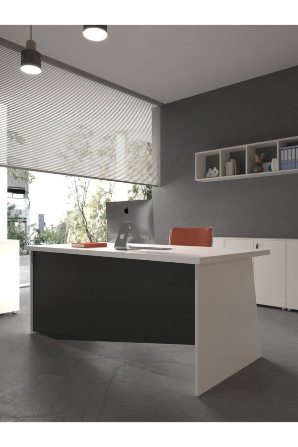 Festival Ofis Masası - OFİS-5-1-4-120X75 Beyaz - Antrasit