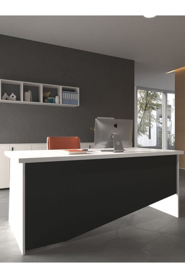 Festival Ofis Masası - OFİS-5-1-4-120X75 Beyaz - Antrasit