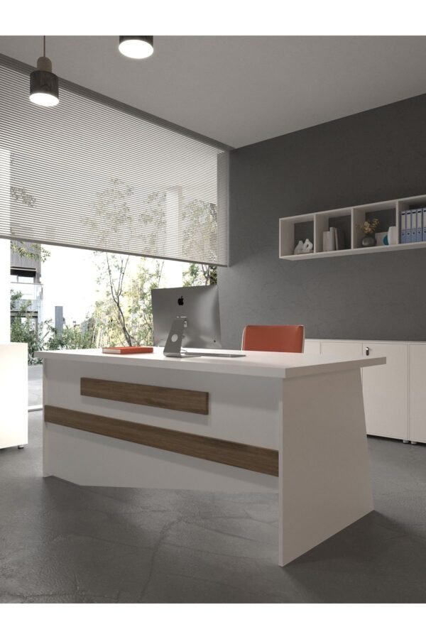 Festival Ofis Masası - OFİS-9-1-2-140X90 Beyaz - Ceviz