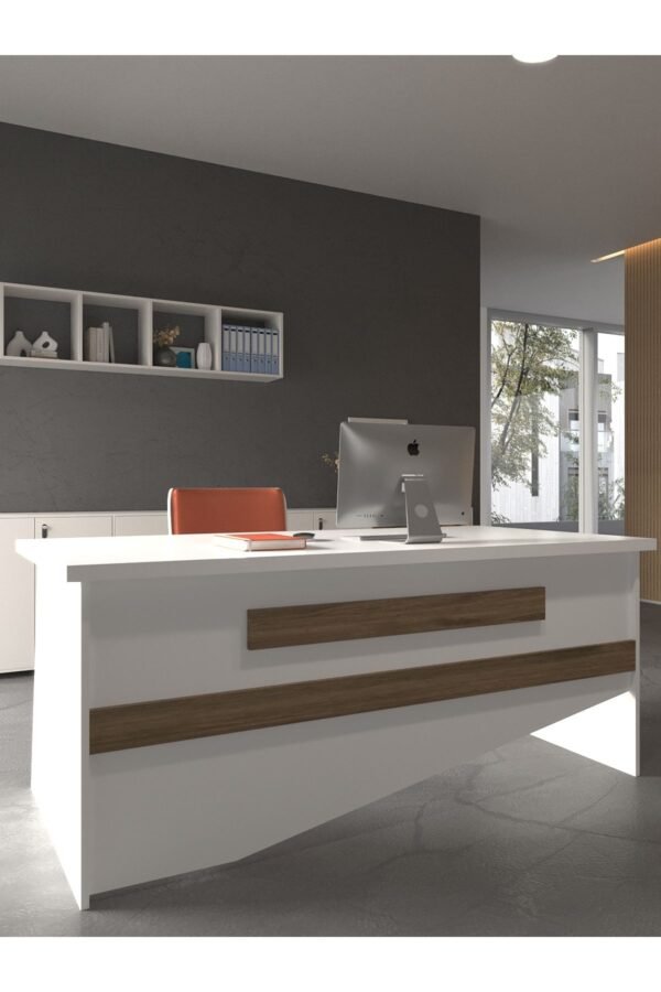Festival Ofis Masası - OFİS-9-1-2-140X90 Beyaz - Ceviz