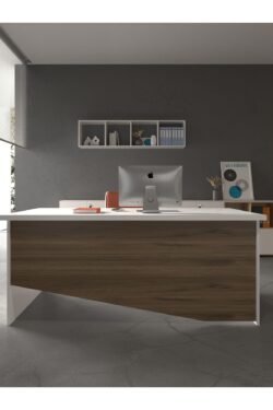 Festival Ofis Masası - OFİS-7-1-2-180X60 Beyaz - Ceviz