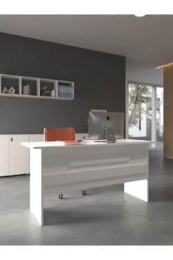 Festival Ofis Masası - OFİS-8-1-1-180X75 Beyaz - Beyaz