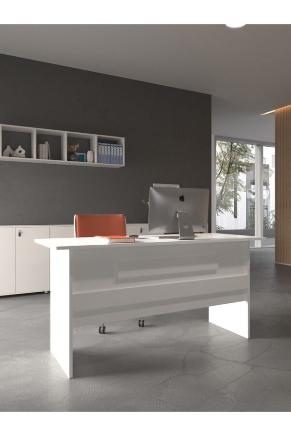 Festival Ofis Masası - OFİS-8-1-1-180X75 Beyaz - Beyaz