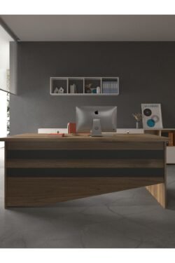Festival Ofis Masası - OFİS-4-2-4-180X60 Beyaz - Antrasit