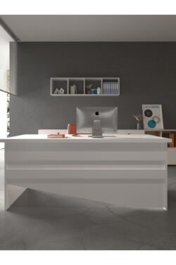 Festival Ofis Masası - OFİS-6-1-1-120X90 Beyaz - Beyaz