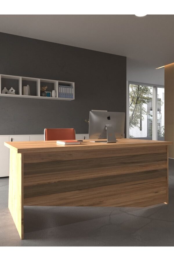 Festival Ofis Masası - OFİS-6-6-2-120X90 Beyaz - Ceviz