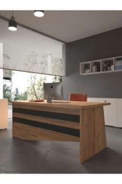 Festival Ofis Masası - OFİS-4-6-4-120X75 Beyaz - Antrasit