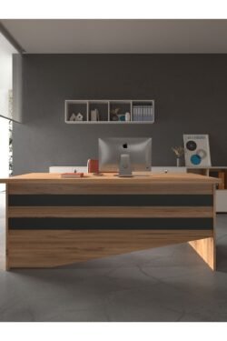 Festival Ofis Masası - OFİS-4-6-4-120X75 Beyaz - Antrasit