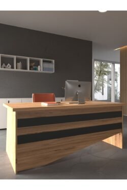 Festival Ofis Masası - OFİS-4-6-4-120X75 Beyaz - Antrasit