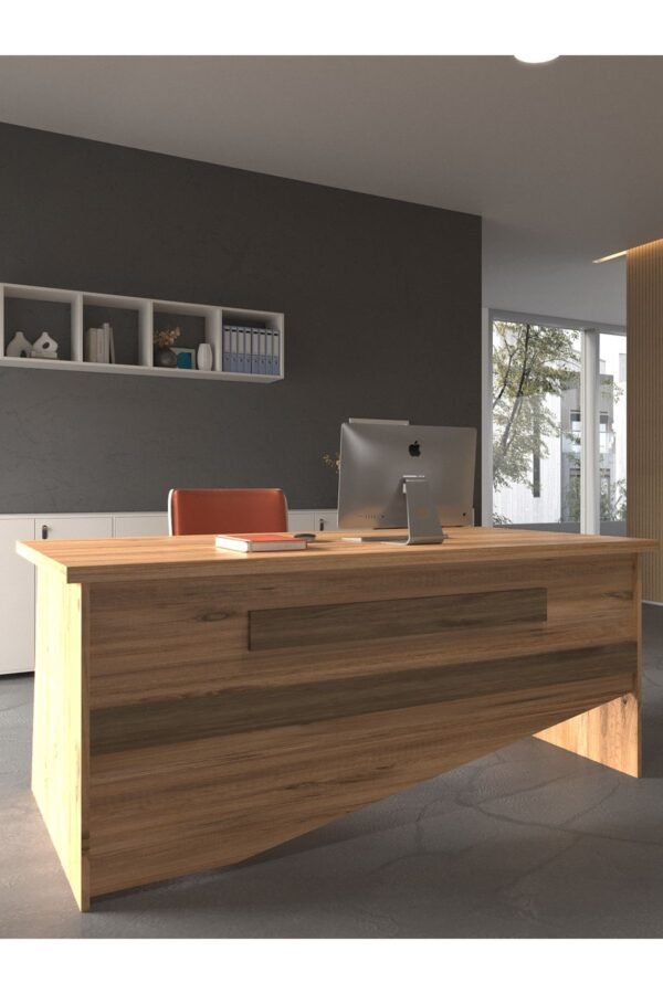 Festival Ofis Masası - OFİS-9-6-2-160X75 Beyaz - Ceviz