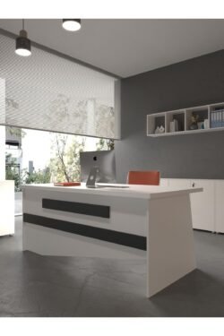 Festival Ofis Masası - OFİS-9-1-4-120X60 Beyaz - Antrasit