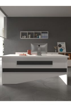Festival Ofis Masası - OFİS-9-1-4-120X60 Beyaz - Antrasit