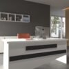 Festival Ofis Masası - OFİS-9-1-4-120X60 Beyaz - Antrasit